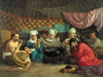 Казахская серия Туркестан  живопись,  скульптура, книги, нац. украшения